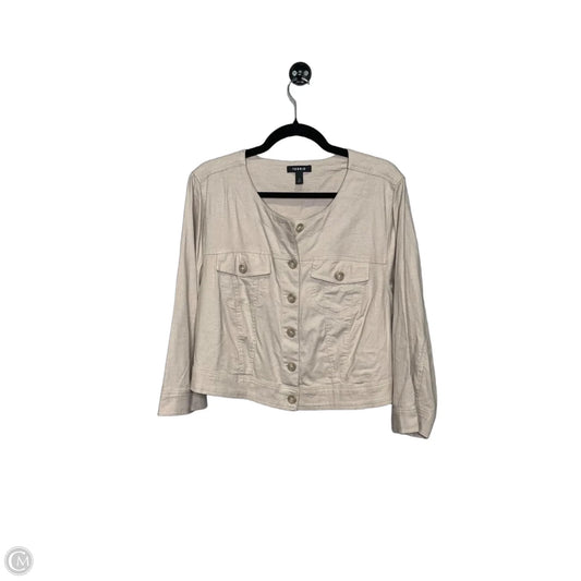 Top Long Sleeve By Torrid In Beige, Size: 2x