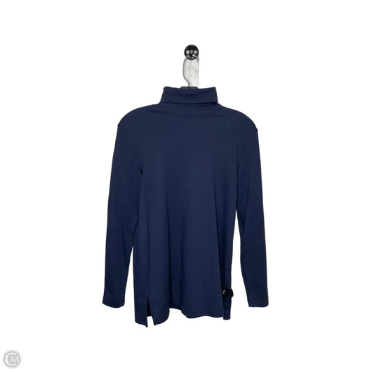 Top Long Sleeve By Lands End In Navy, Size: Xs