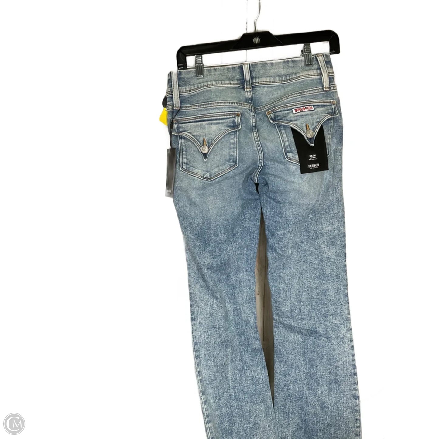 Jeans Boot Cut By Hudson In Blue Denim, Size: 2