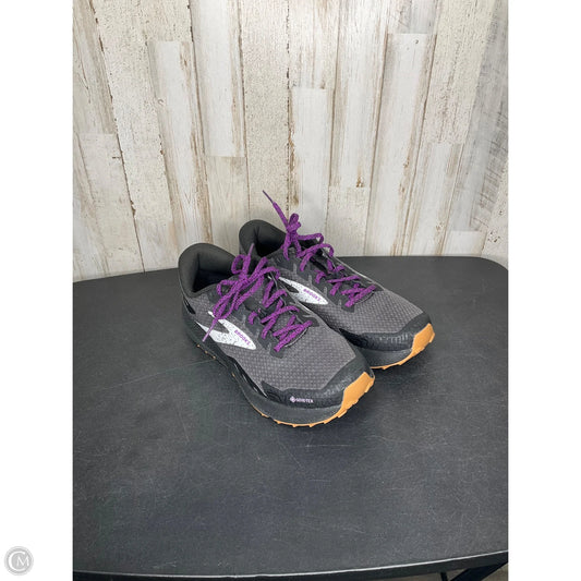 Shoes Athletic By Brooks In Black & Purple, Size: 9.5