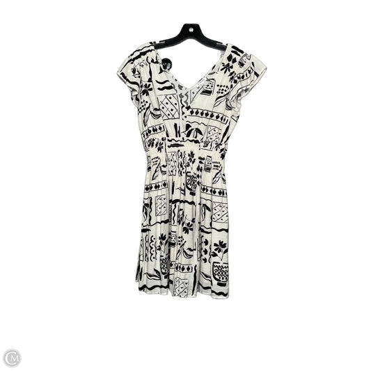 Dress Casual Short By Blu Pepper In Black & White, Size: L