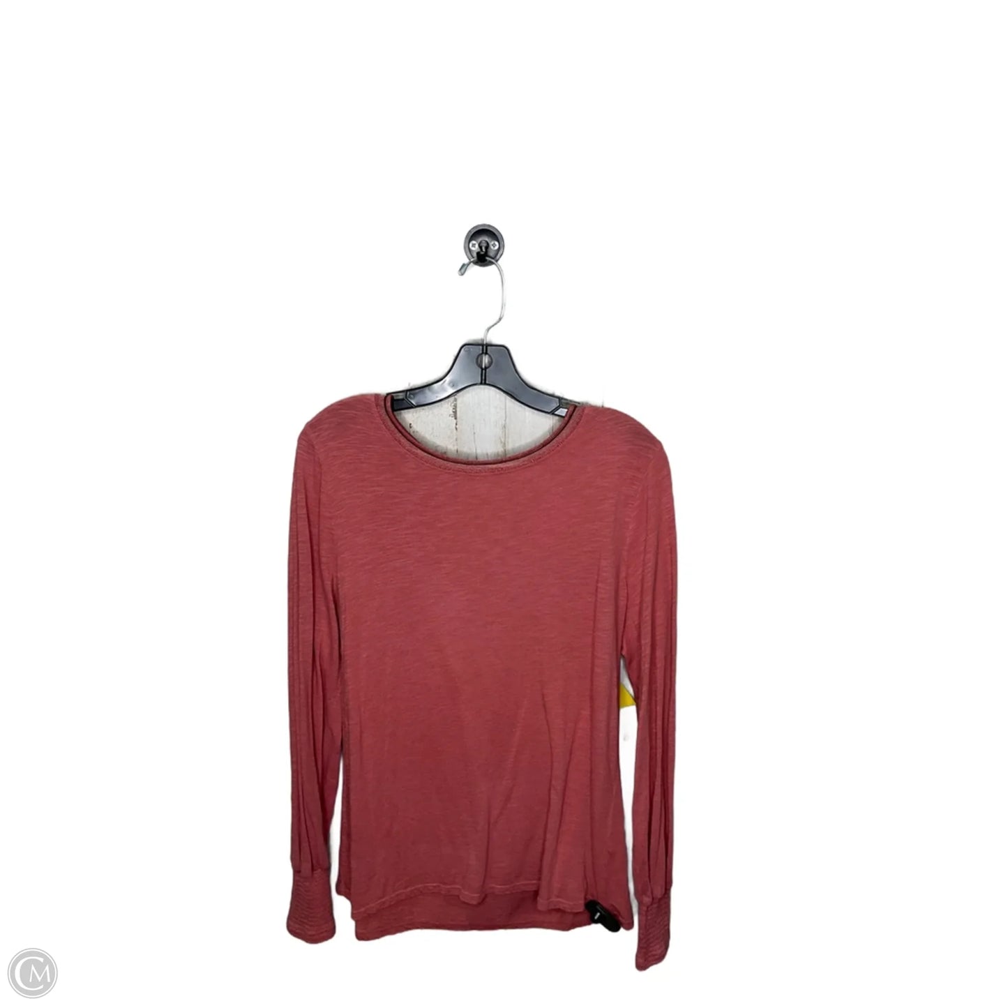 Top Long Sleeve By Democracy In Pink, Size: L