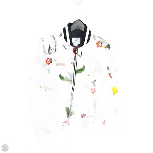 Jacket Puffer & Quilted By Oberon In Floral Print, Size: M