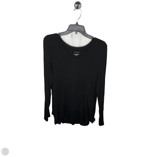 Top Long Sleeve By Tahari In Black, Size: Xl