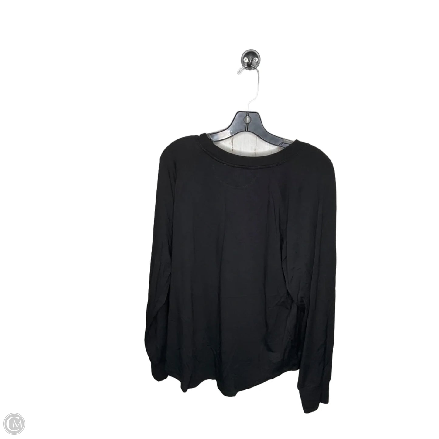 Top Long Sleeve By Workshop In Black, Size: Xl