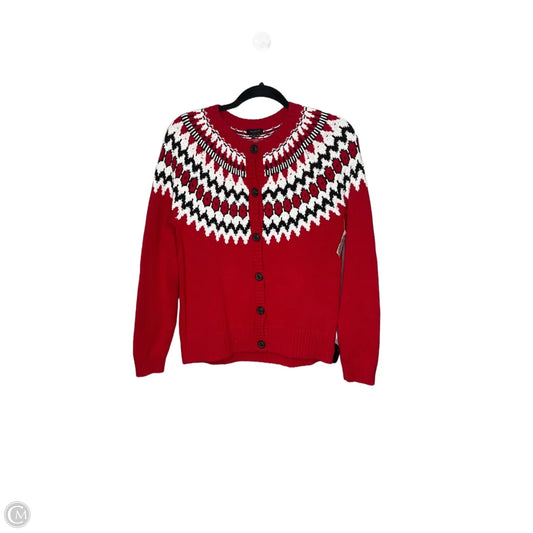 Cardigan By Talbots In Red, Size: S