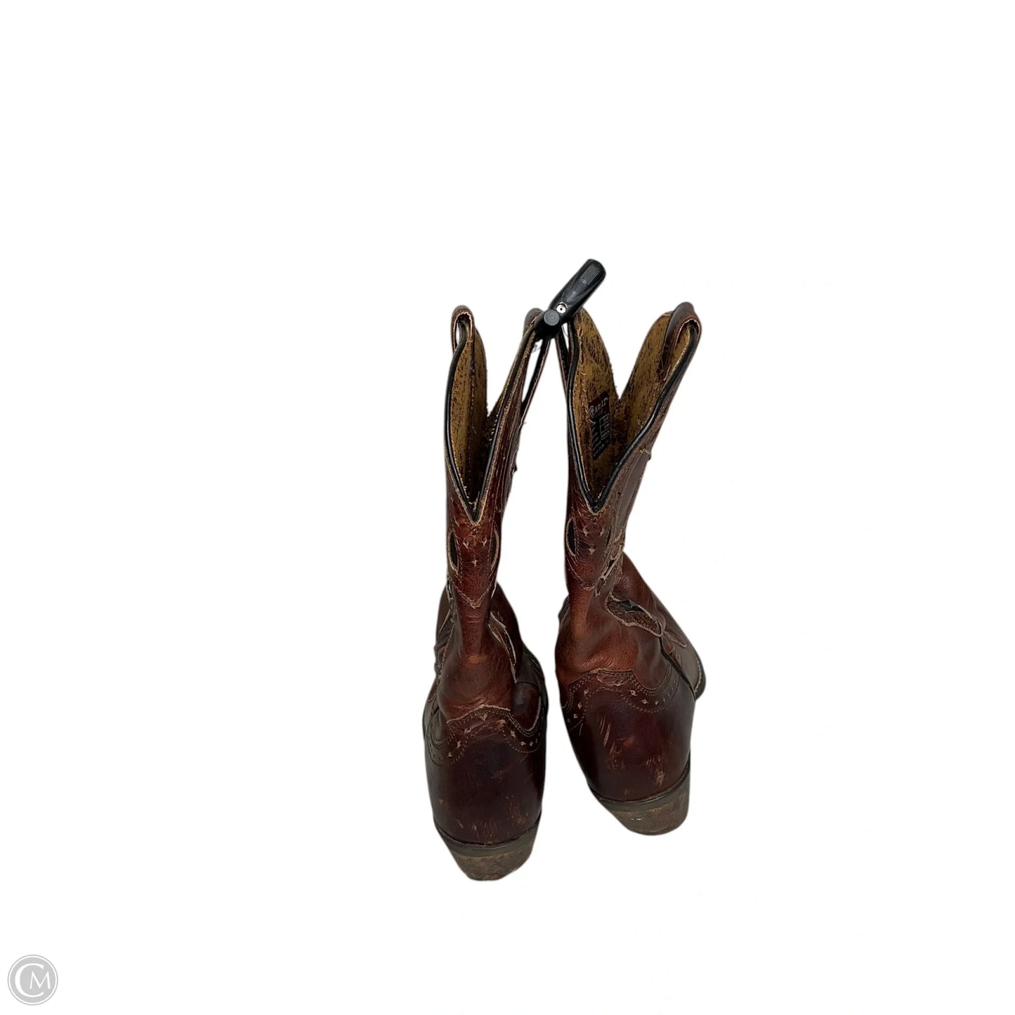 Shoes Heels Block By Ariat In Brown & Tan, Size: 6.5