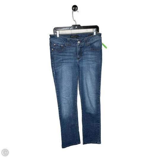 Jeans Straight By Lee In Blue Denim, Size: 10