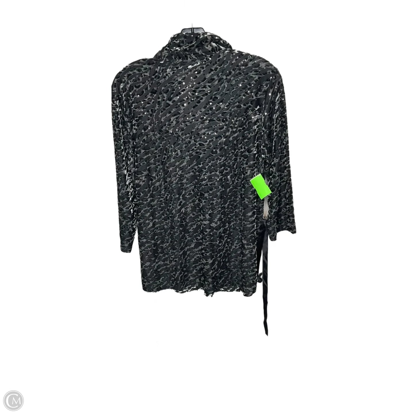 Blouse 3/4 Sleeve By Clothes Mentor In Animal Print, Size: L