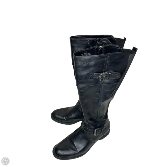 Boots Knee Flats By Clothes Mentor In Black, Size: 9.5