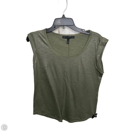 Top Short Sleeve By White House Black Market In Green, Size: S