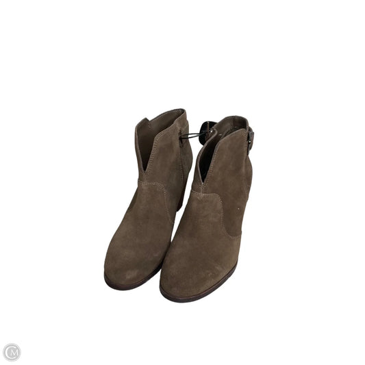 Boots Ankle Heels By Gianni Bini In Brown, Size: 7