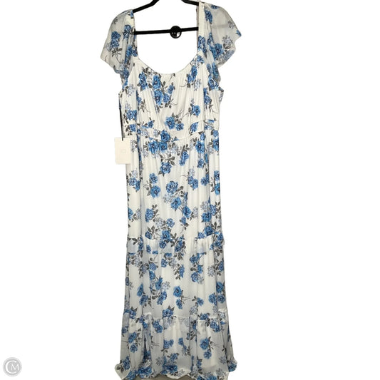 Dress Casual Maxi By Clothes Mentor In Floral Print, Size: 2x