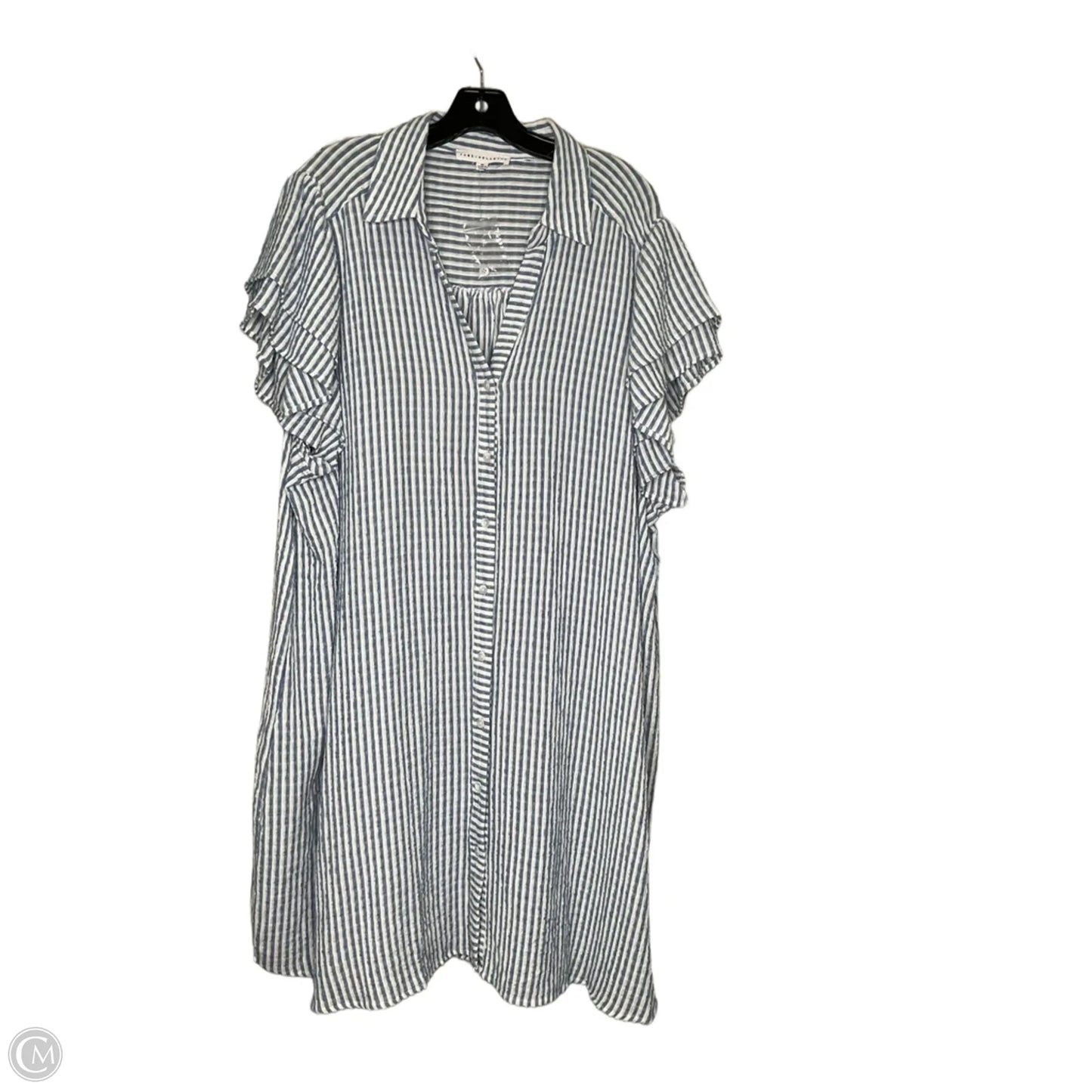 Dress Casual Midi By Jane And Delancey In Striped Pattern, Size: 3x