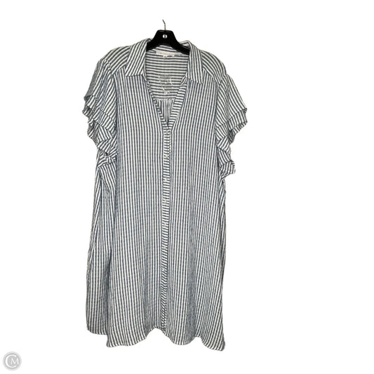 Dress Casual Midi By Jane And Delancey In Striped Pattern, Size: 3x