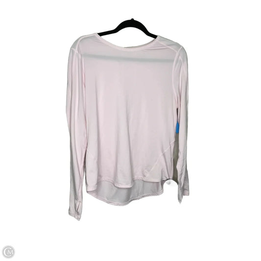Athletic Top Long Sleeve Crewneck By Sweaty Betty In Pink, Size: M
