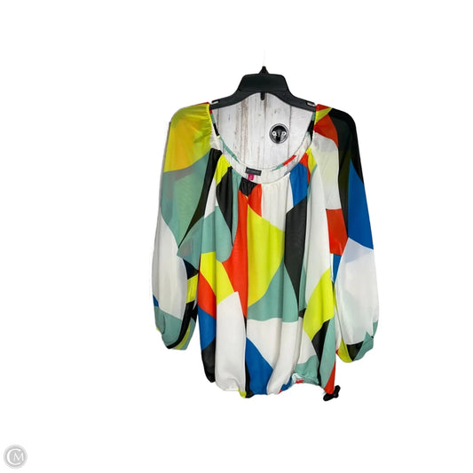 Top Short Sleeve By Vince Camuto In Multi-colored, Size: 2x