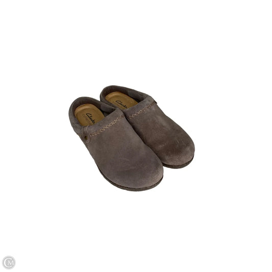 Slippers By Clarks In Brown, Size: 7.5