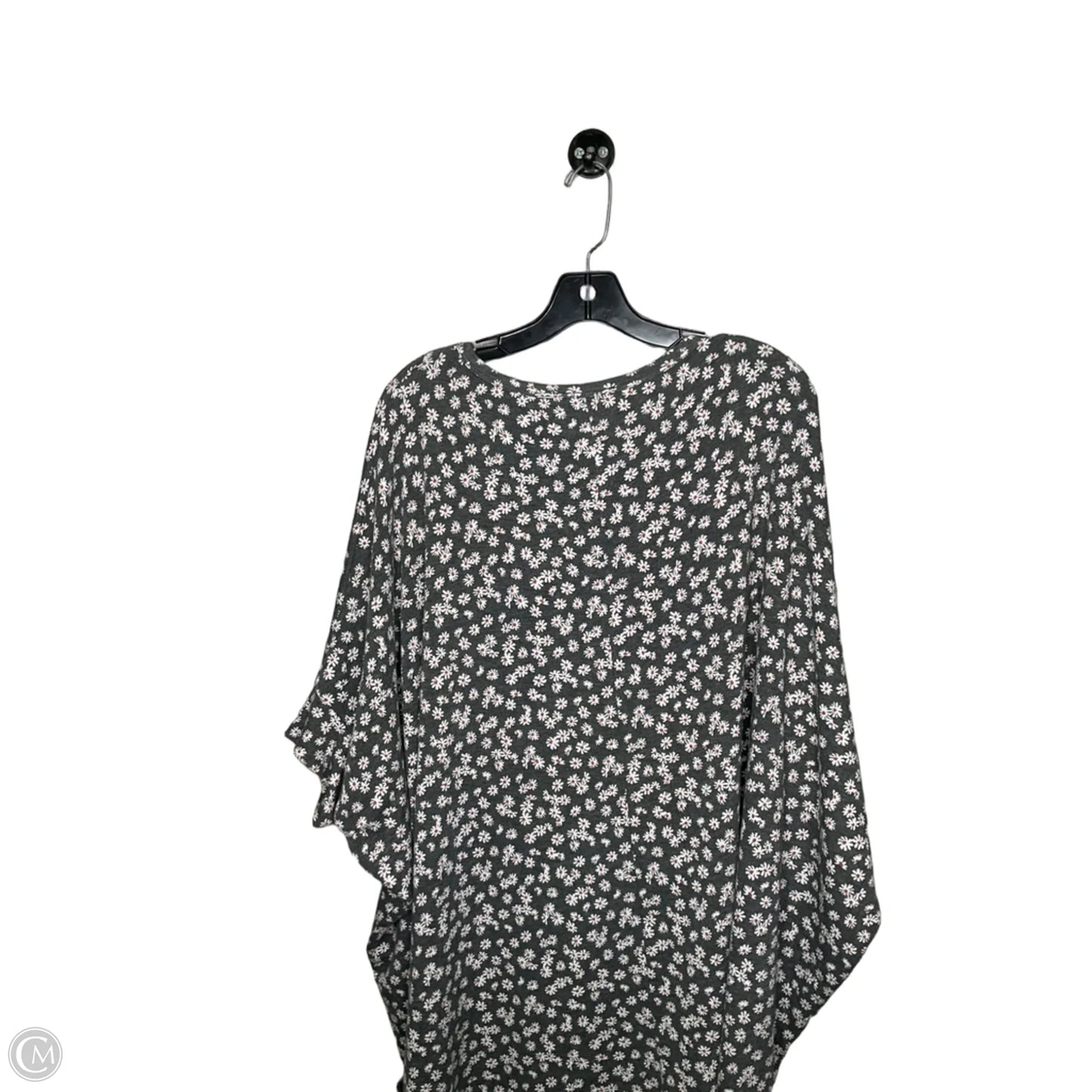 Top Short Sleeve By Clothes Mentor In Floral Print, Size: 1x