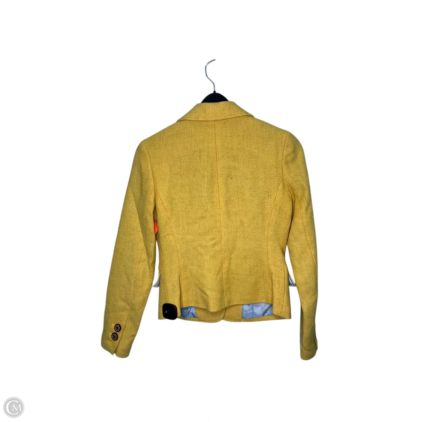 Blazer By Clothes Mentor In Yellow, Size: S