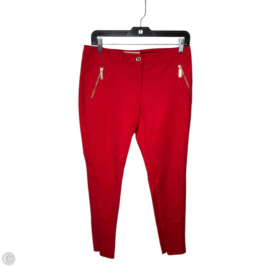 Pants Designer By Michael Kors In Red, Size: 6