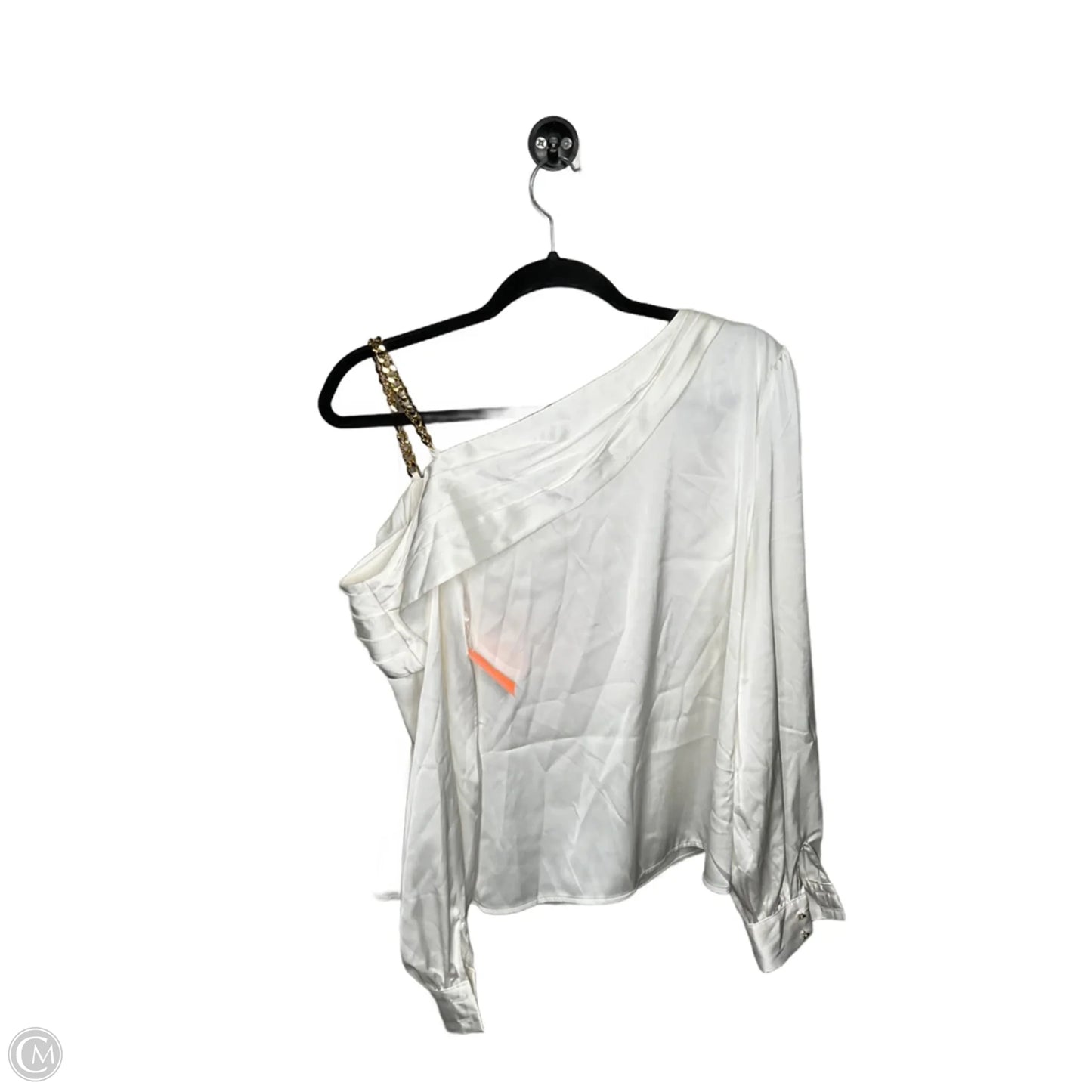 Top Long Sleeve By Clothes Mentor In White, Size: S