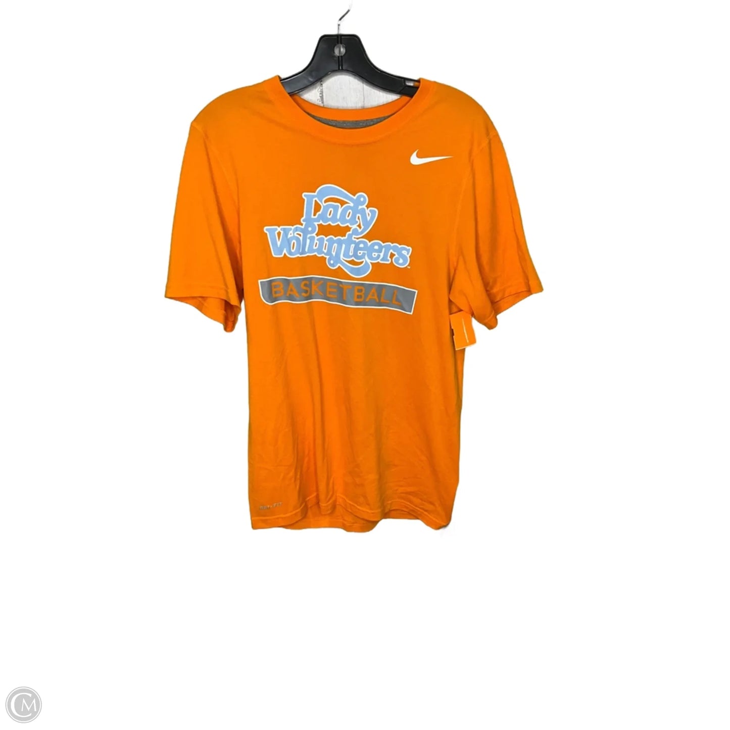 Top Long Sleeve By Nike In Orange, Size: S