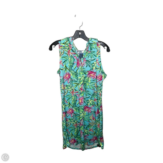 Athletic Dress By Stella Parker In Floral Print, Size: L