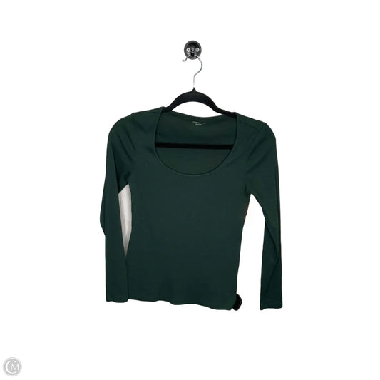 Top Long Sleeve By Old Navy In Green, Size: S