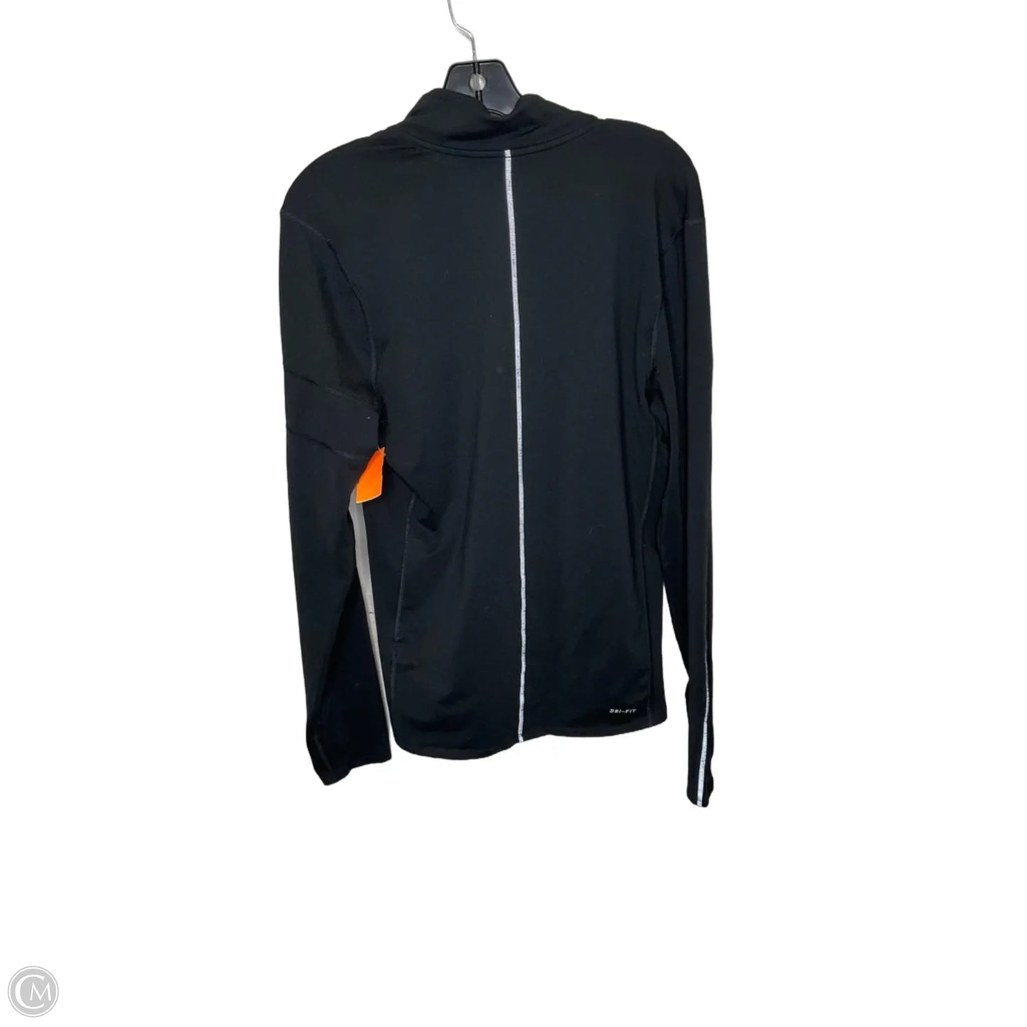 Athletic Sweatshirt Collar By Nike In Black, Size: S