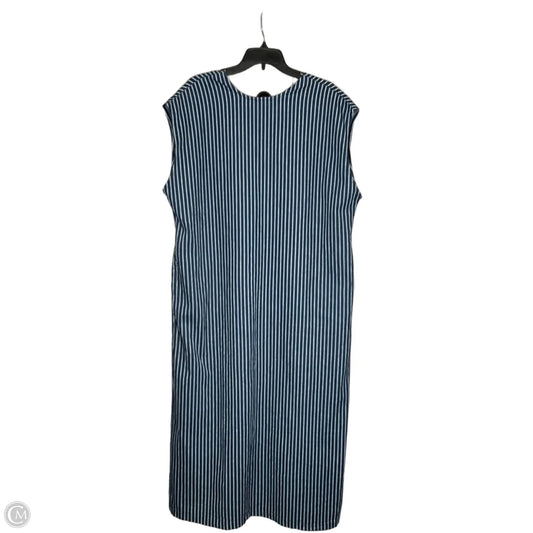 Dress Casual Maxi By Clothes Mentor In Blue, Size: Xl