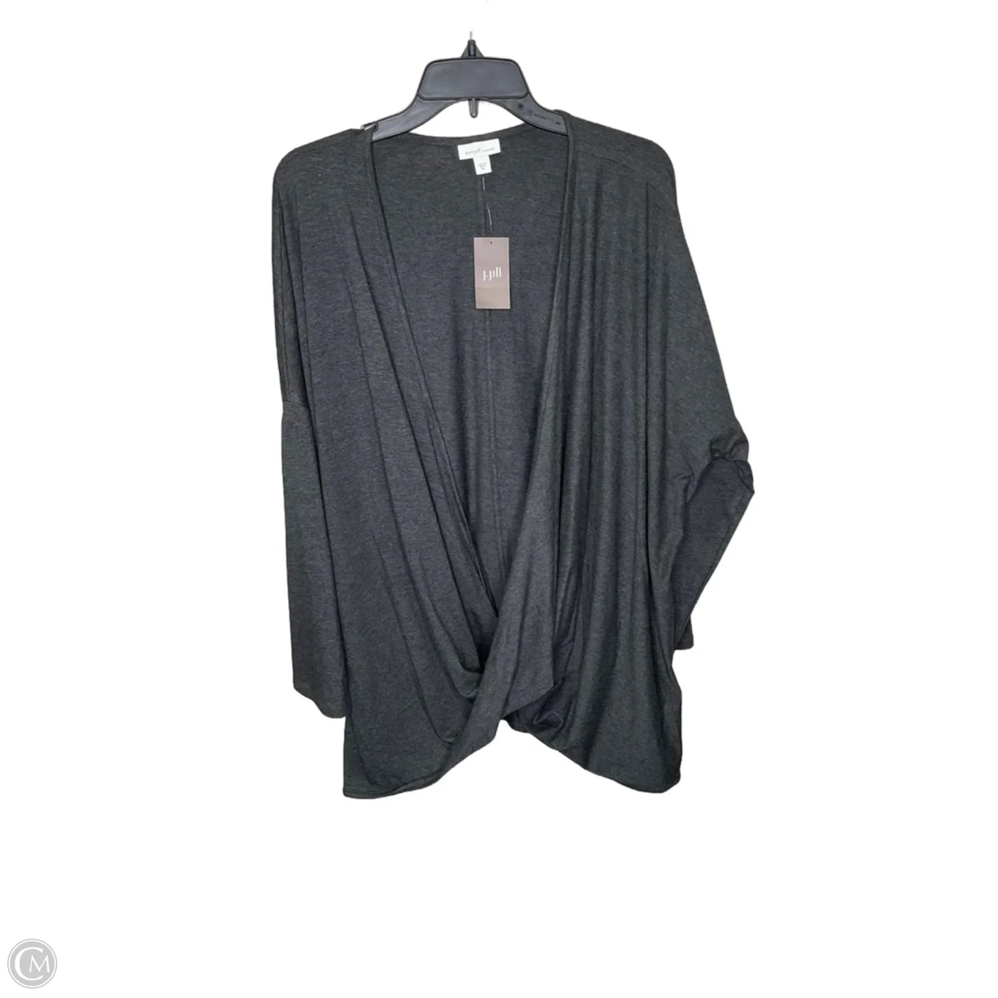 Top Long Sleeve By J. Jill In Grey, Size: 2x