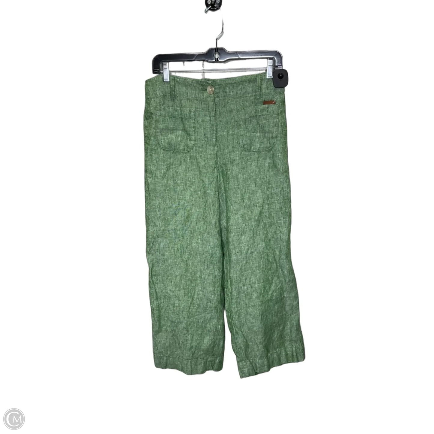 Pants Linen By Talbots In Green, Size: 6