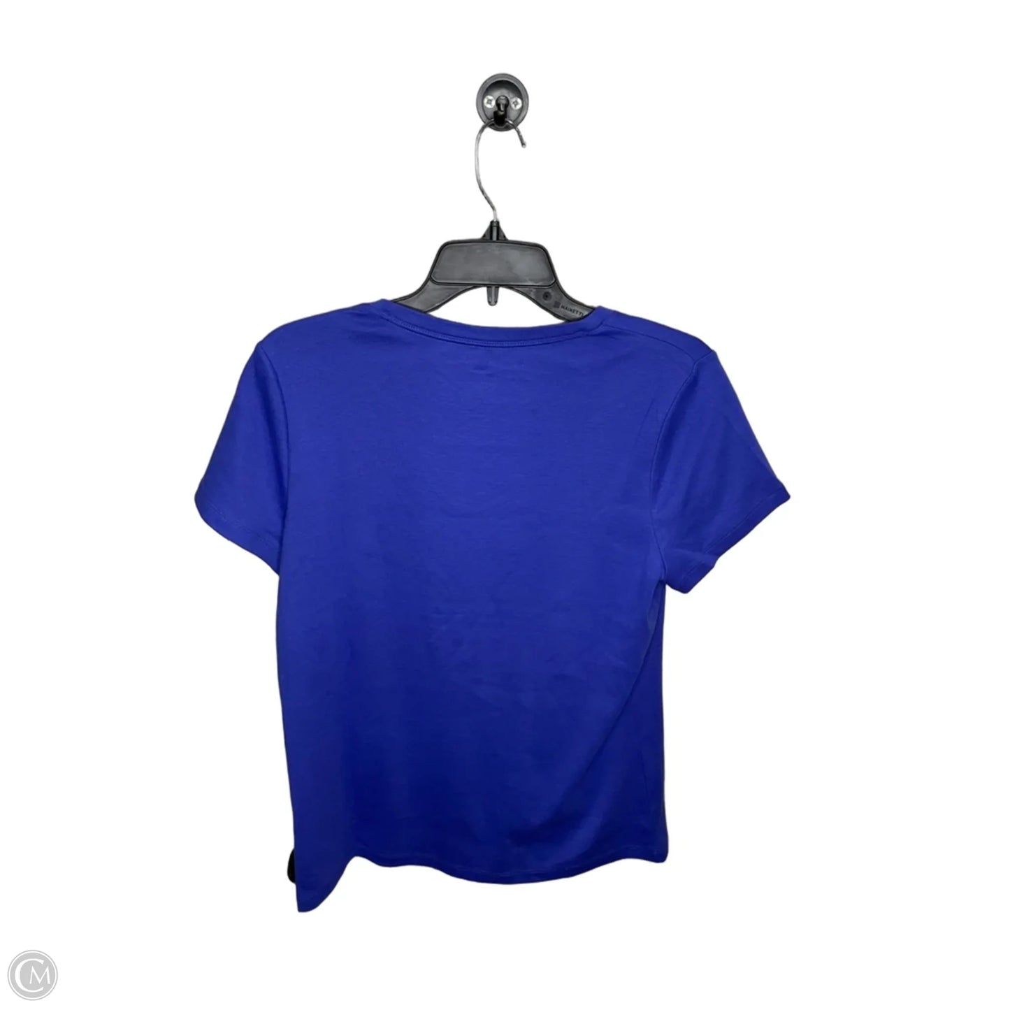 Top Short Sleeve Basic By St Johns Bay In Purple, Size: L