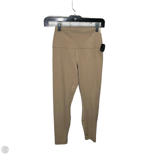 Athletic Leggings By 90 Degrees By Reflex In Beige, Size: S