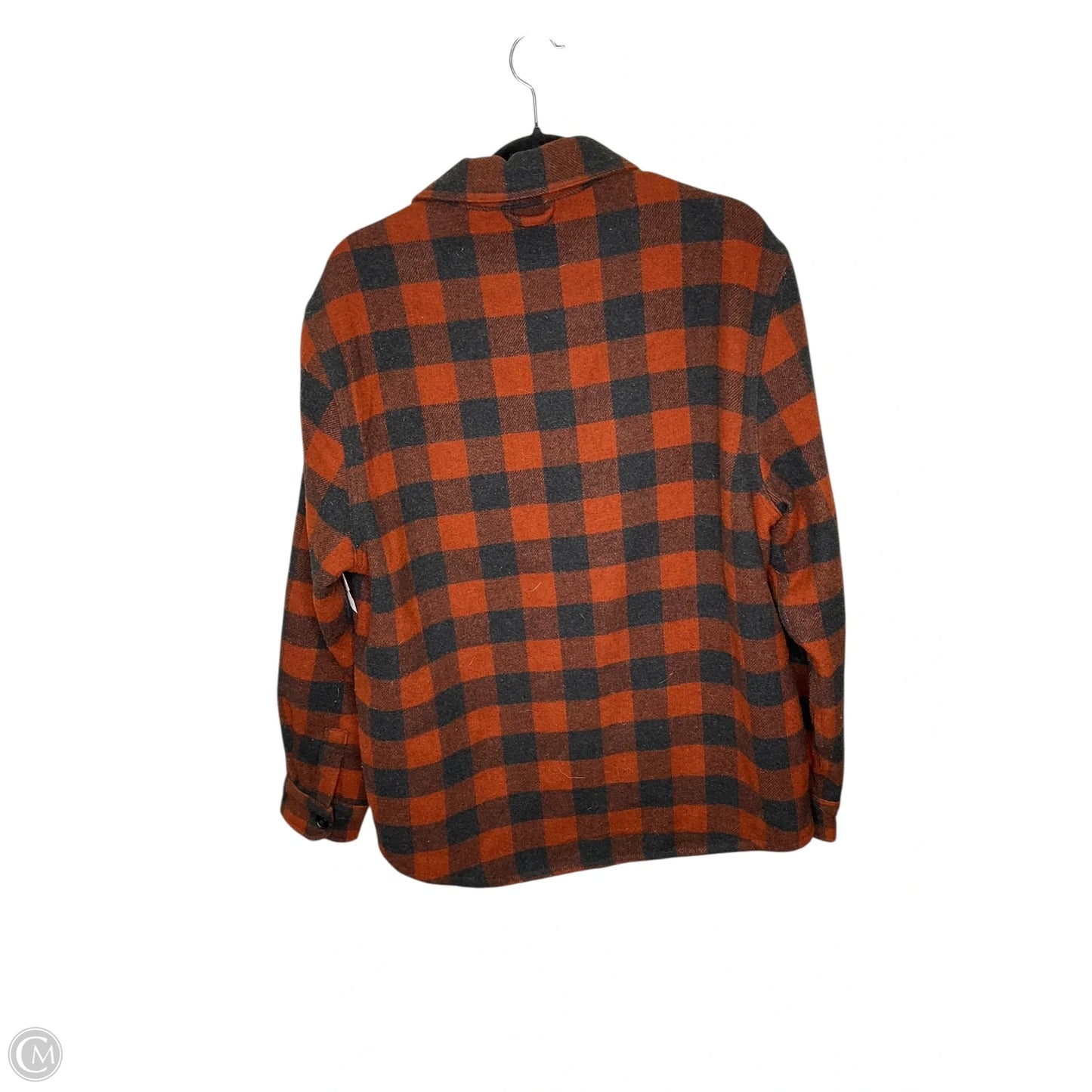 Jacket Shirt By Jachs Girlfirend In Plaid Pattern, Size: M