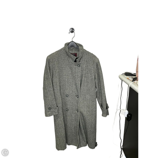Coat Wool By Clothes Mentor In Black & White, Size: 4