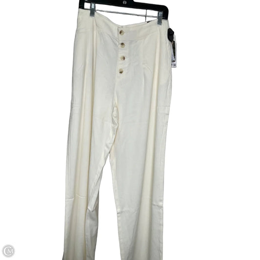 Pants Linen By Rewash In Cream, Size: Xl