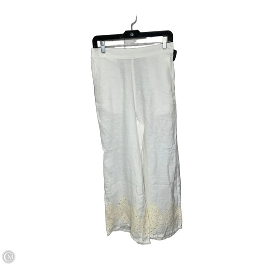 Pants Linen By Cynthia Rowley In White, Size: M