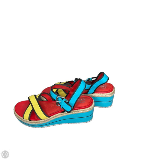 Sandals Heels Platform By Skechers In Multi-colored, Size: 10