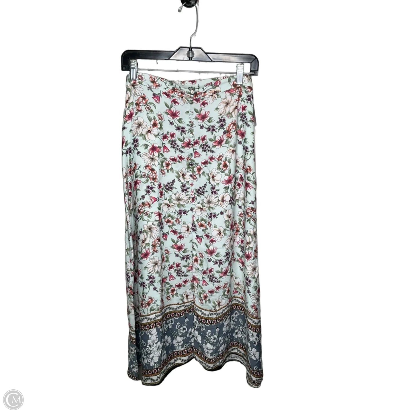 Skirt Midi By Clothes Mentor In Floral Print, Size: M