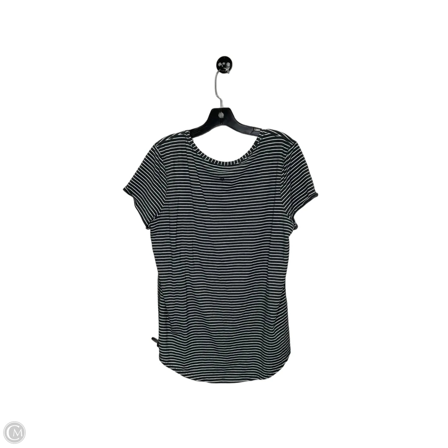 Top Short Sleeve By Lululemon In Striped Pattern, Size: 12