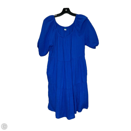 Dress Casual Short By Old Navy In Blue, Size: L