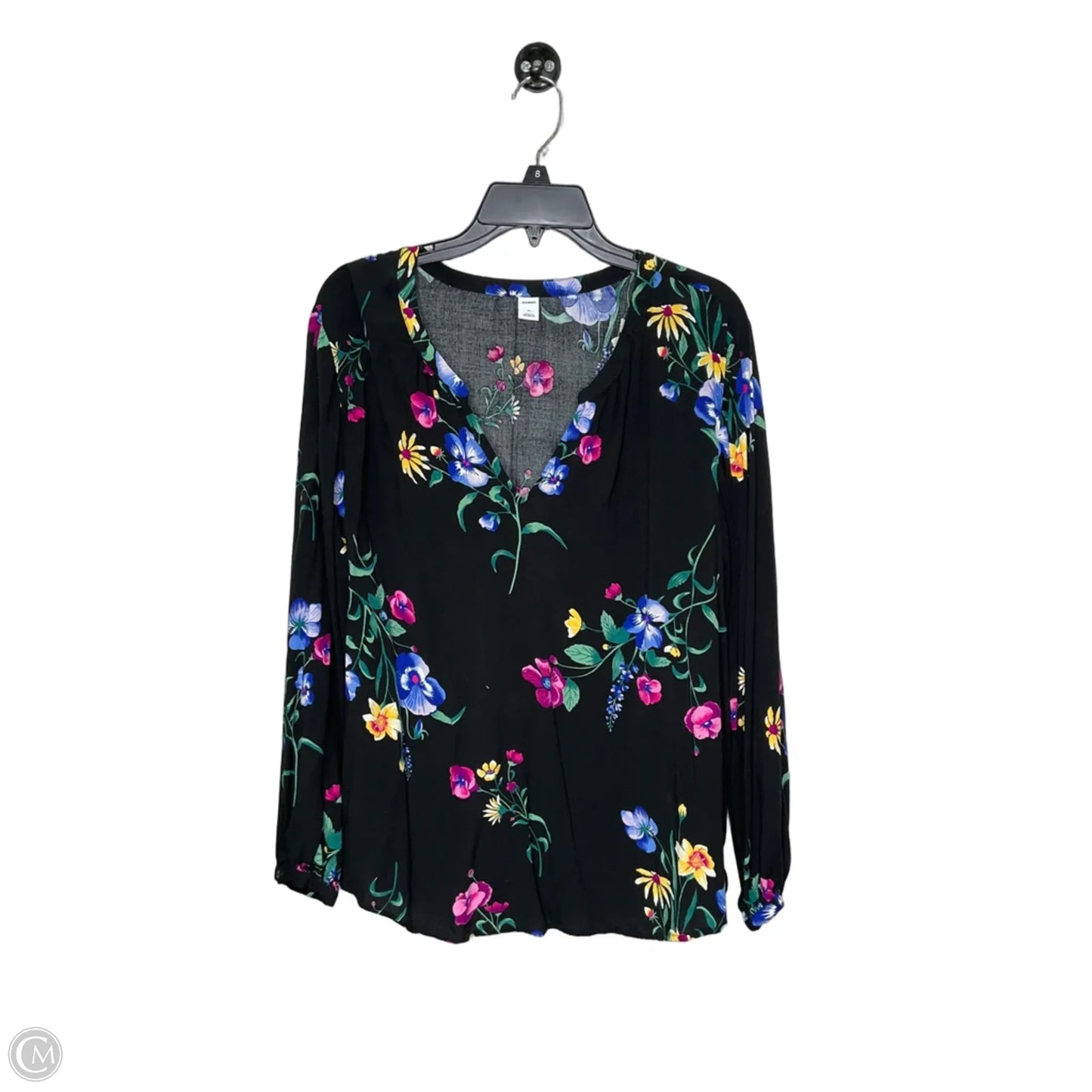 Tunic 3/4 Sleeve By Old Navy In Floral Print, Size: Xl