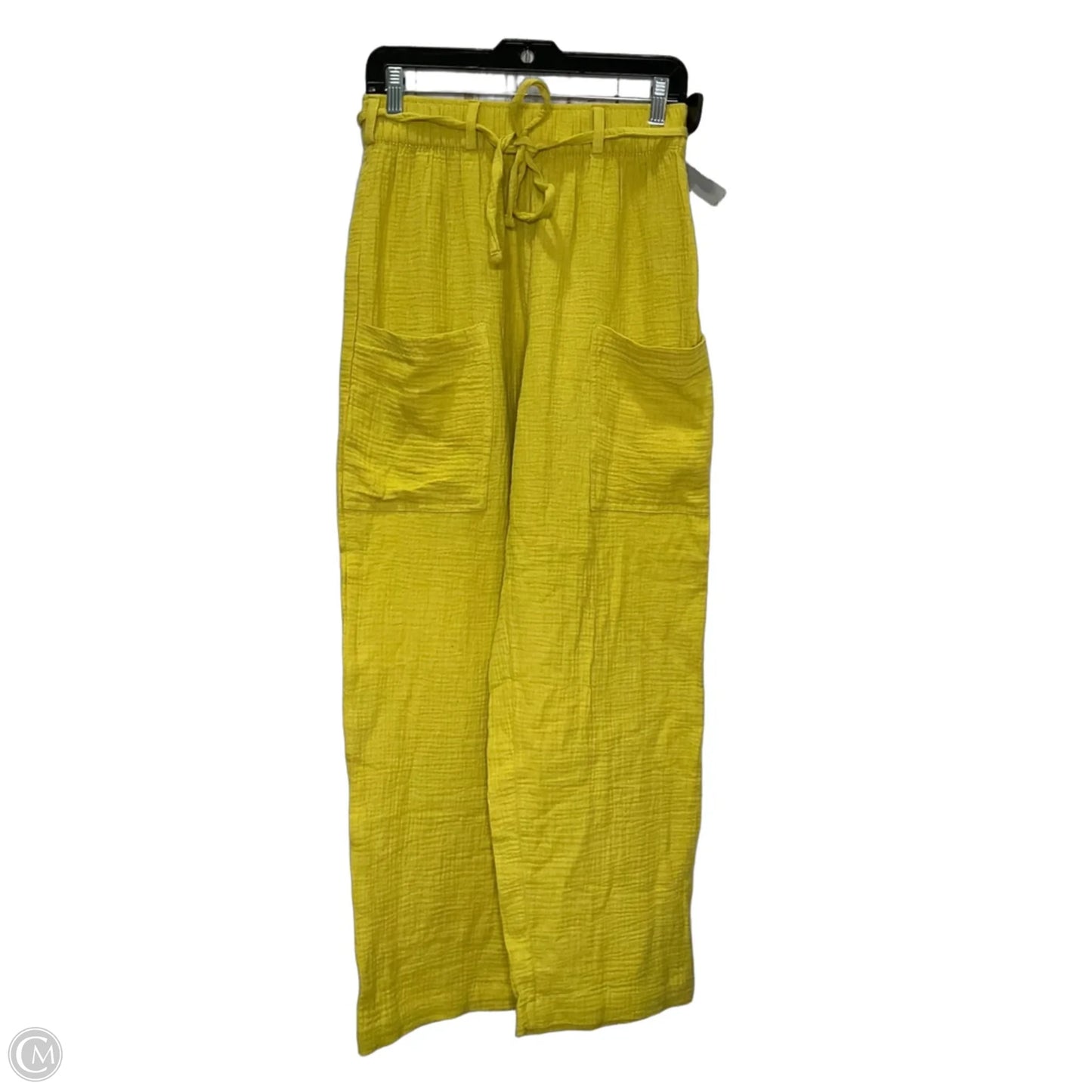 Pants Linen By Clothes Mentor In Yellow, Size: M