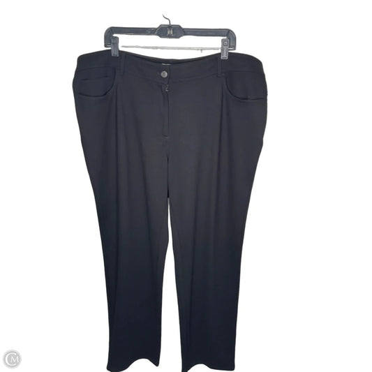 Pants Dress By Talbots In Black, Size: 20
