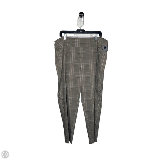 Pants Dress By Cato In Plaid Pattern, Size: 18