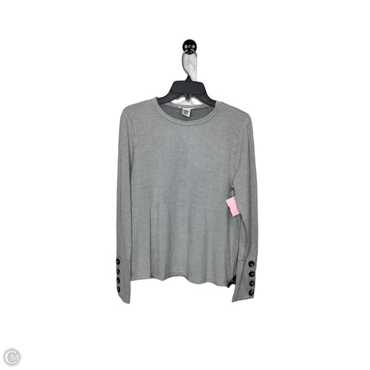 Top Long Sleeve By Urban Romantics In Striped Pattern, Size: M
