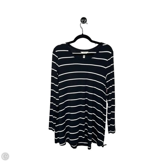 Tunic 3/4 Sleeve By Soma In Striped Pattern, Size: M