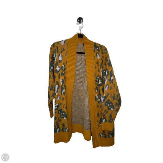 Cardigan By Jessica Simpson In Animal Print, Size: L